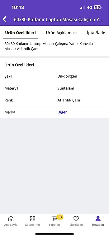 Diğer Labtob sehpa