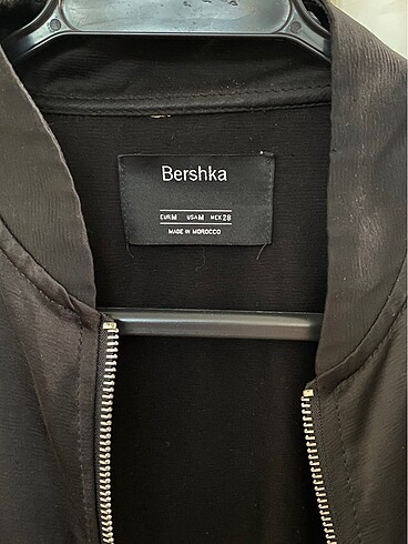 Bershka Siyah Bomber Ceket