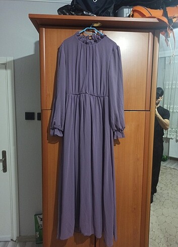 Diğer ŞİFON ELBİSE (LİLA)