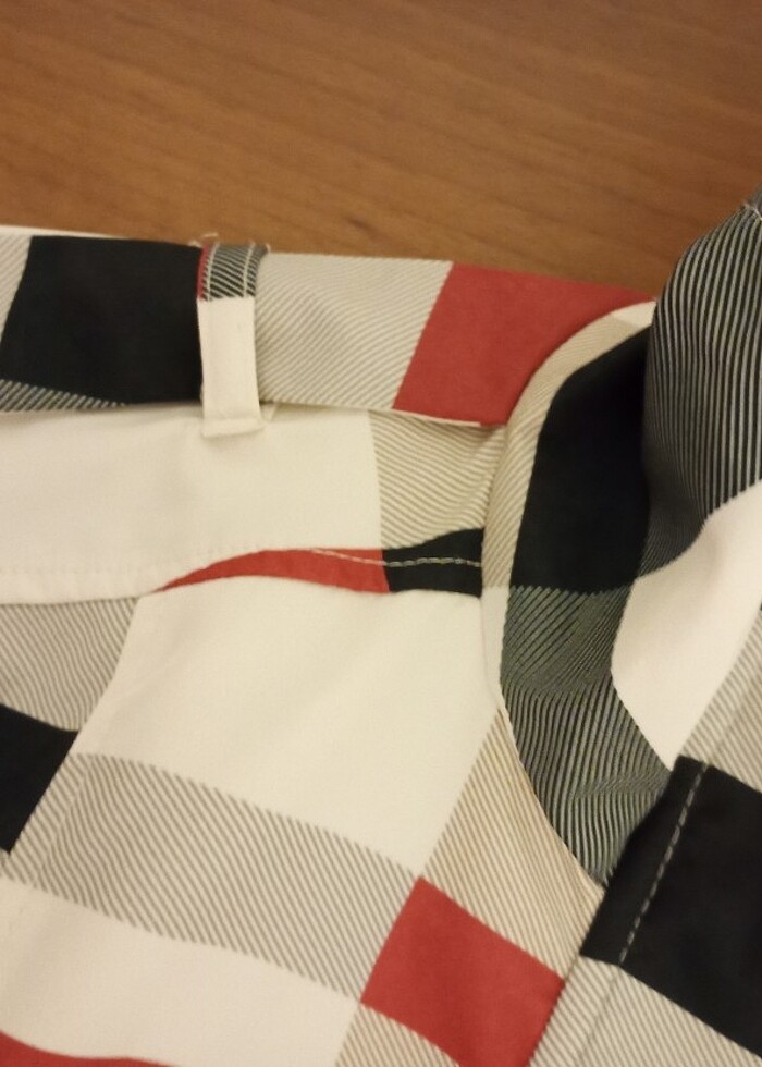 Ekoseli mevsimlik mont  - Görsel 4