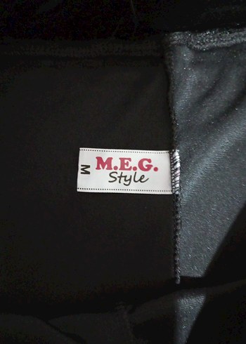 siyah İspanyol paça streç pantolon - Görsel 3