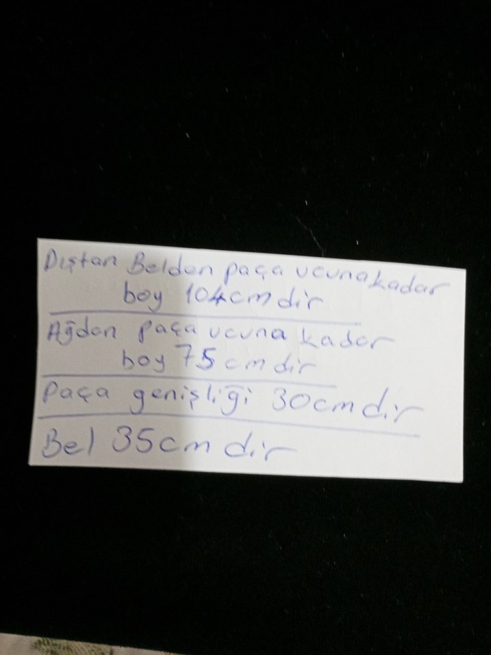 siyah İspanyol paça streç pantolon - Görsel 2