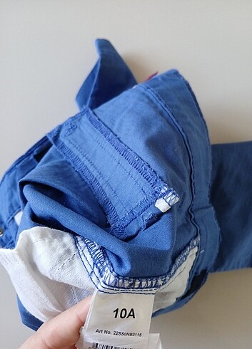 10 Yaş Beden Erkek çocuk sort pantolon
