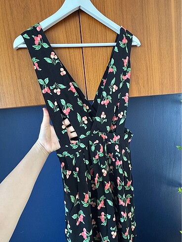 s Beden siyah Renk H&m salopet elbise