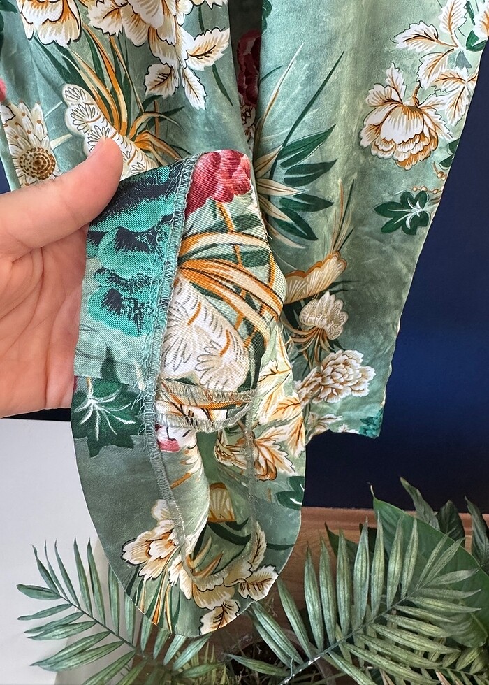 Zara saten palazzo - Görsel 4