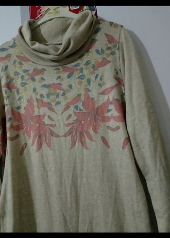 Nakışlı Bej Uzun Bohem Elbise - Görsel 5