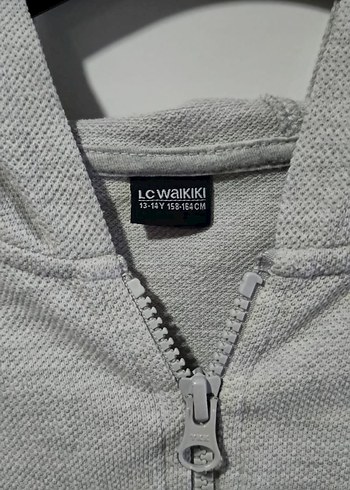 Gri Fermuarlı Erkek Sweatshirt - Görsel 2