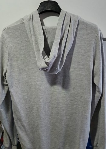 Gri Fermuarlı Erkek Sweatshirt - Görsel 3