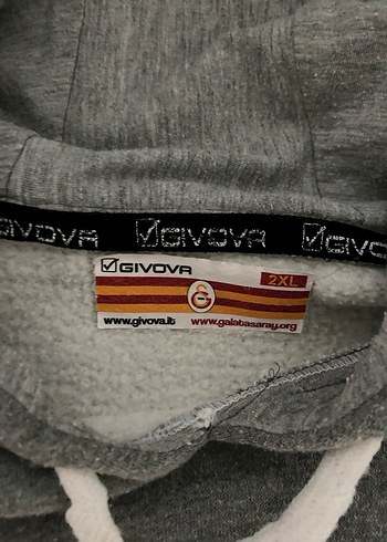 Lisanslı Orijinal Givova Galatasaray Kapüsonlu Sweatshirt - Görsel 4