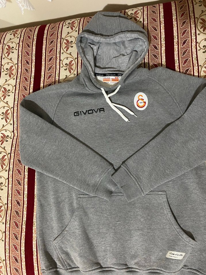 Lisanslı Orijinal Givova Galatasaray Kapüsonlu Sweatshirt - Görsel 2