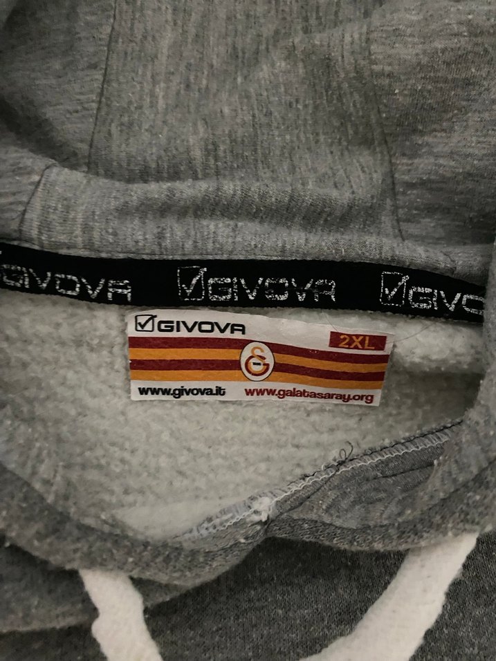 Lisanslı Orijinal Givova Galatasaray Kapüsonlu Sweatshirt - Görsel 4
