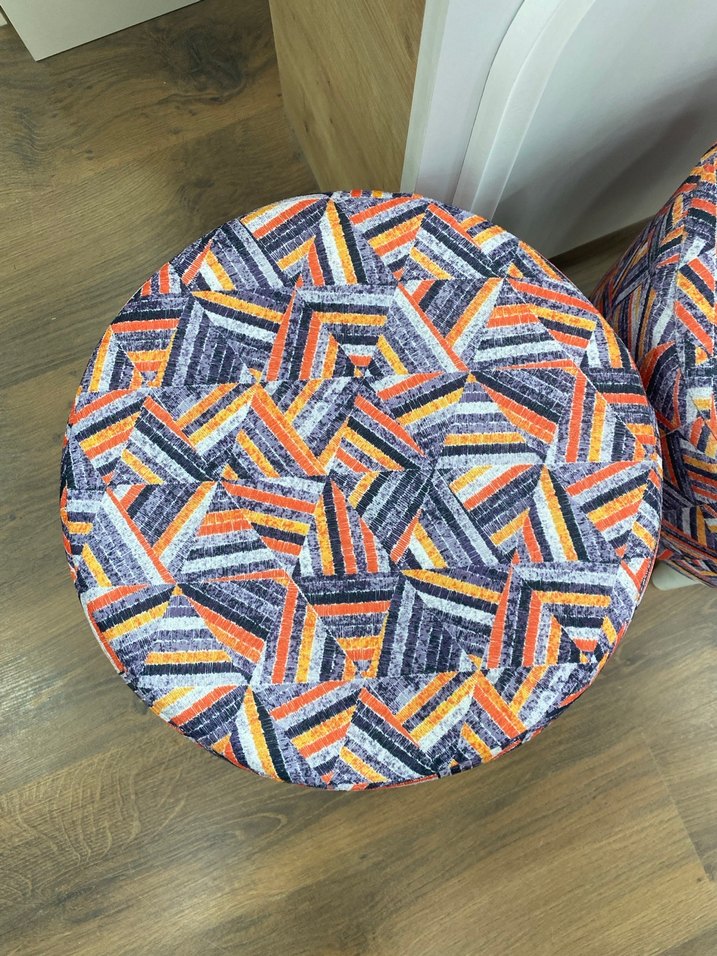 Bohem Desenli  Puf - Görsel 2