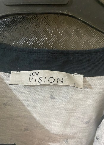 Gri V Yaka Düğmeli Erkek Polo Tişört - Görsel 4