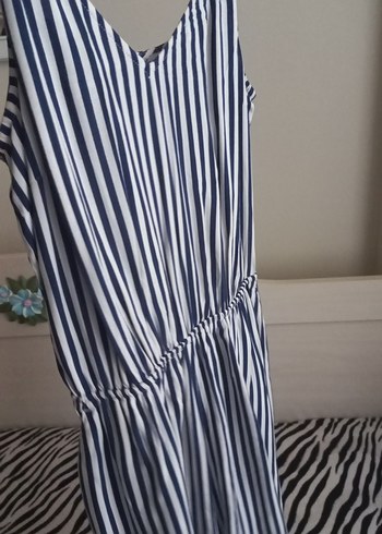 Kadın Zebra Desenli Tulum - Görsel 5