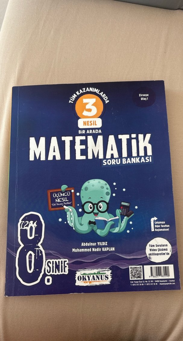 Okyanus 8. Sınıf Matematik Soru Bankası - Görsel 2