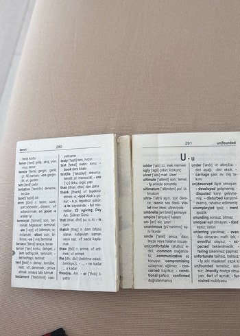 İngilizce-Türkçe Türkçe-İngilizce Dil Sözlüğü - Görsel 3