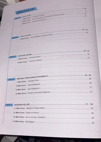 TYT Kimya Konu Anlatımı Kitabı Okyanus - Görsel 3