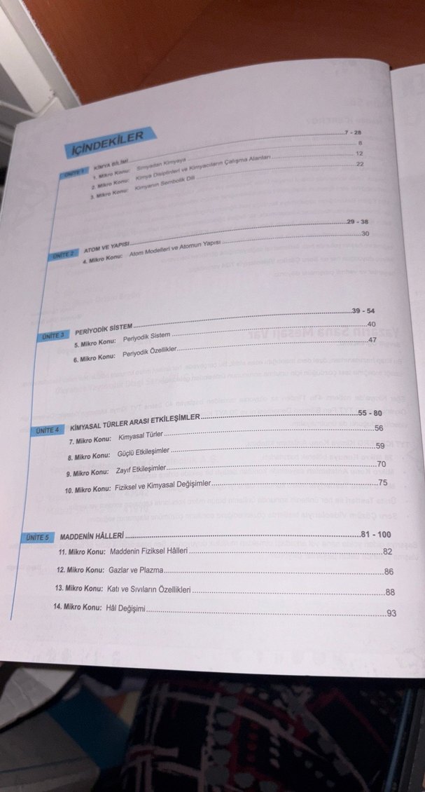 TYT Kimya Konu Anlatımı Kitabı Okyanus - Görsel 3