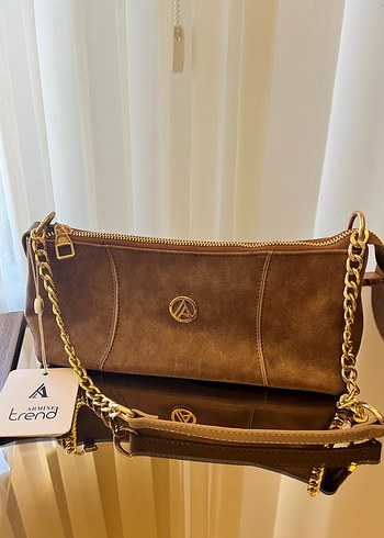 Klasik Kahverengi Kadın Çanta - Görsel 2