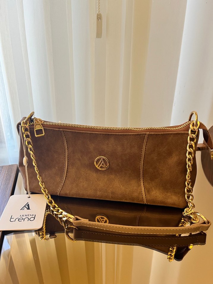 Klasik Kahverengi Kadın Çanta - Görsel 2