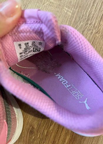 Kız Çocuk Pembe Cırt Cırtlı Spor Ayakkabı - Görsel 2