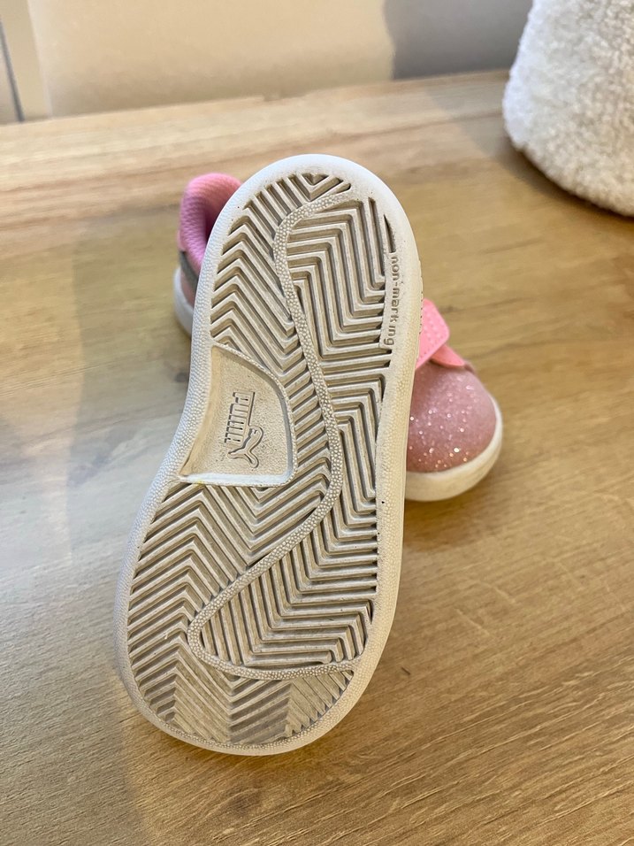 Kız Çocuk Pembe Cırt Cırtlı Spor Ayakkabı - Görsel 3