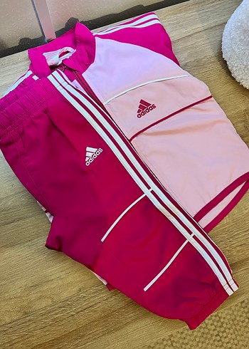 Pembe Fermuarlı Kız Eşofman Takımı - Görsel 2