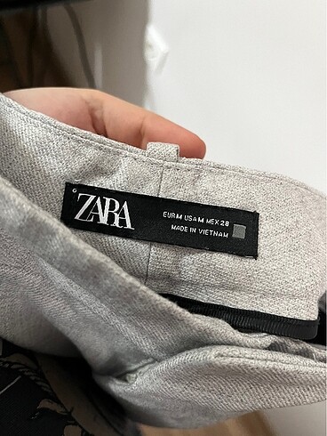 m Beden Zara Kıvrık Paça Pantolon
