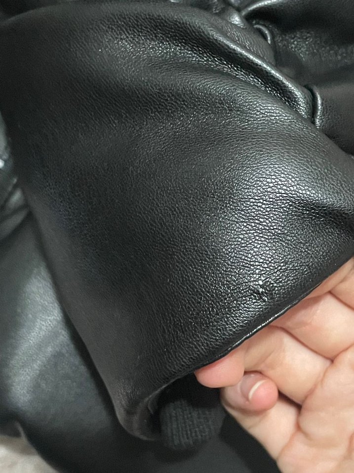 Stradivarius deri şişme mont - Görsel 2