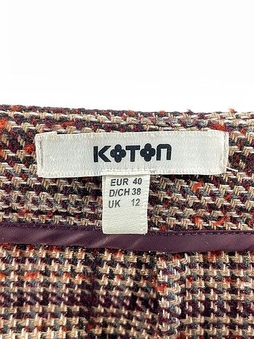 40 Beden çeşitli Renk Koton Mini Etek %70 İndirimli.