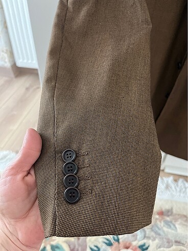 52 Beden kahverengi Renk Kiton erkek ceketi