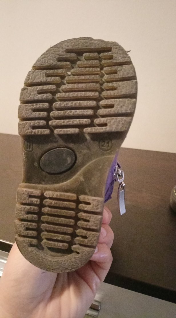 Mor kiz bebek Botları Sarı Bağcıklı - Görsel 4