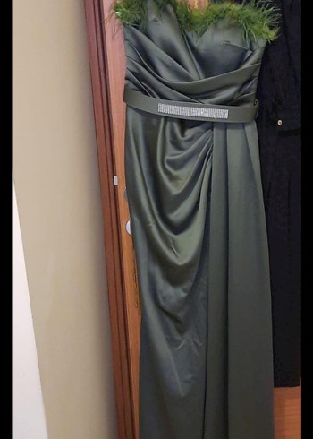 Kadın Klasik Şık Uzun Abiye Elbise - Görsel 3