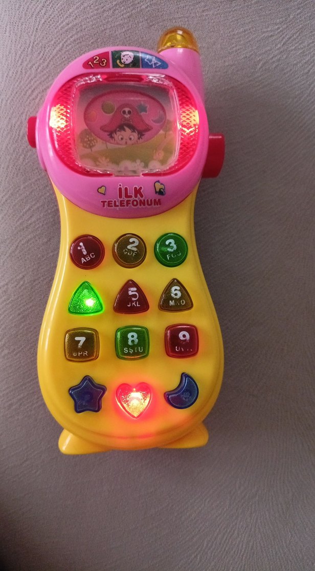 Renkli İlk Telefonum Eğitim Oyuncağı - Görsel 2