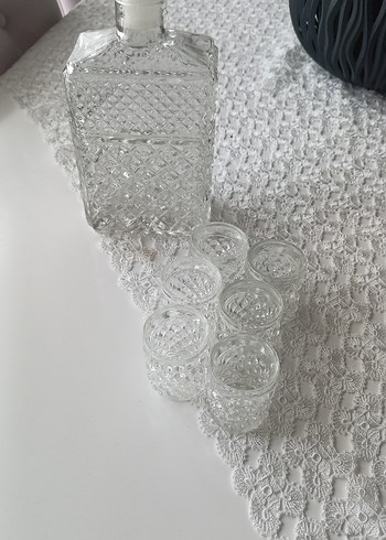 Kristal Desenli Cam Zemzem Seti - Görsel 2