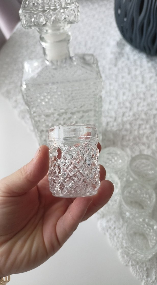 Kristal Desenli Cam Zemzem Seti - Görsel 5