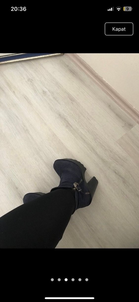 lacivert Tokalı kadın Botları - Görsel 3