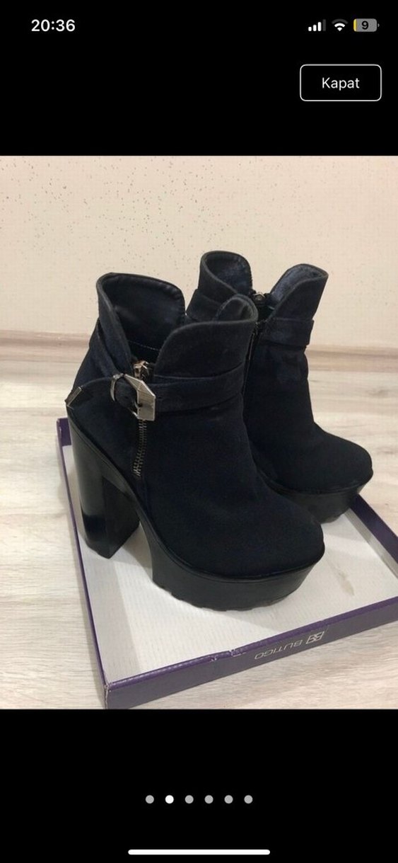 lacivert Tokalı kadın Botları - Görsel 4