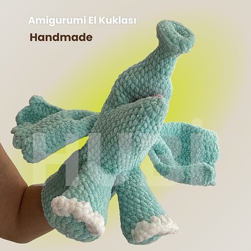 Amigurumi Fil El Kuklası