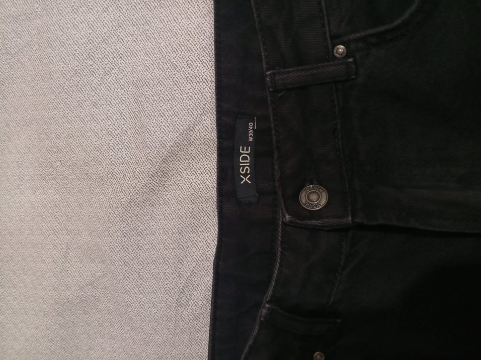 Siyah Kadın Mini Denim Şort - Görsel 2