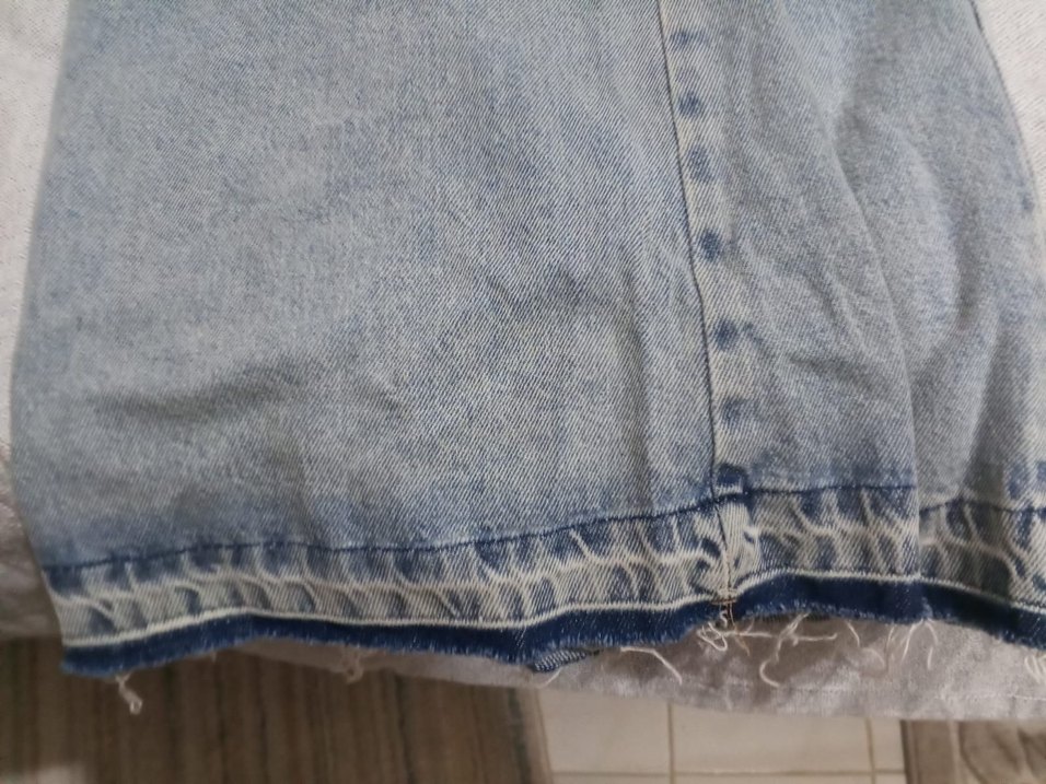 Kot Midi Boy Salaş Denim Etek - Görsel 2