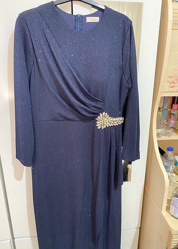 Parlak Mavi Kadın 
Elbise - Görsel 2