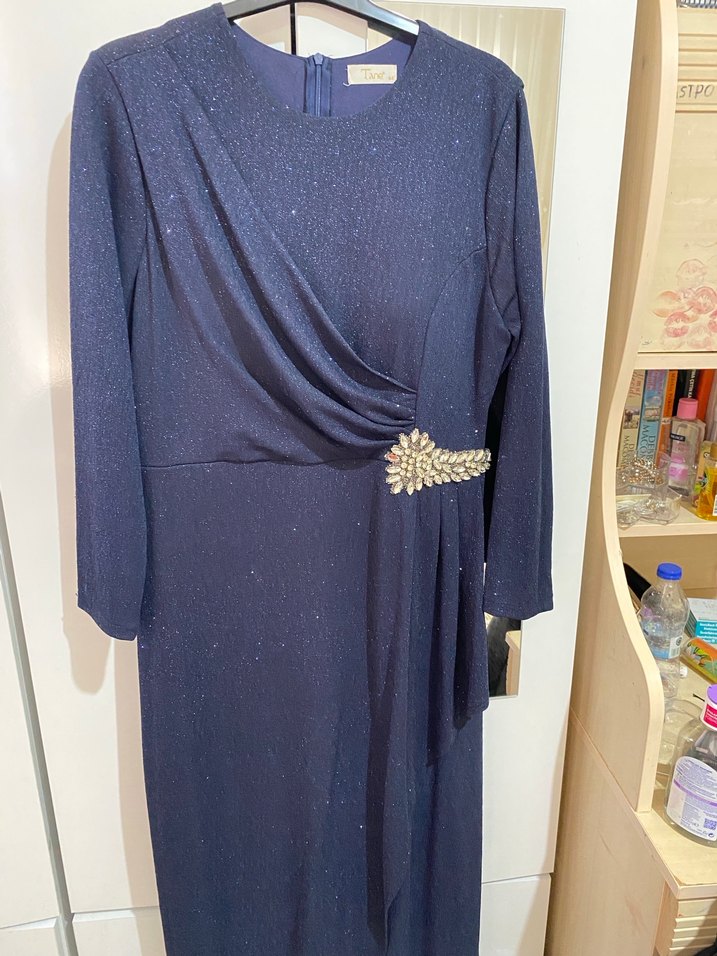 Parlak Mavi Kadın 
Elbise - Görsel 2