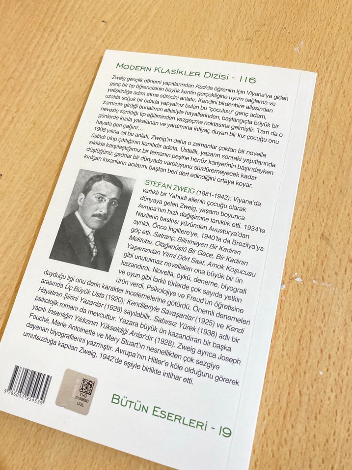 Stefan Zweig - Kızıl Roman - Görsel 2