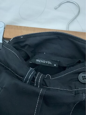 Trendyol & Milla Trendyolmilla Kargo Pantolon Beyaz Dikişli