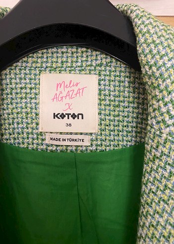 Düğmeli Yeşil Midi Kadın Yelek - Görsel 2