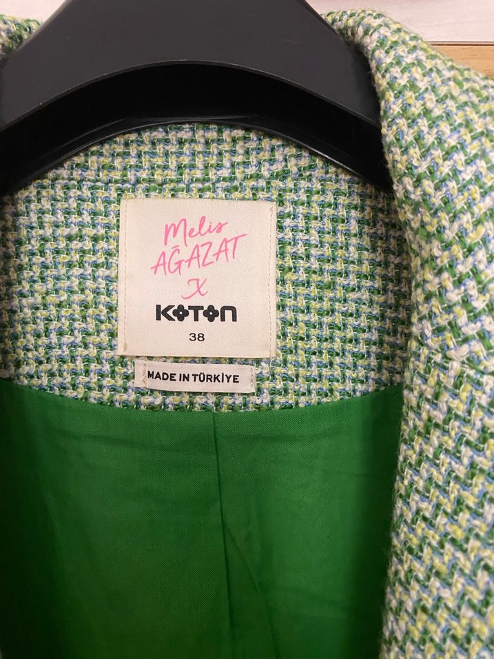 Düğmeli Yeşil Midi Kadın Yelek - Görsel 2