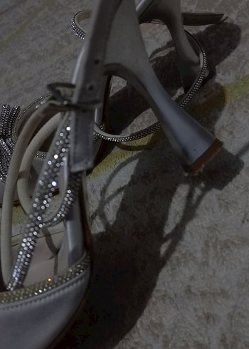 38 Beden Diger Gri Stiletto Topuklu Kadın Ayakkabı
