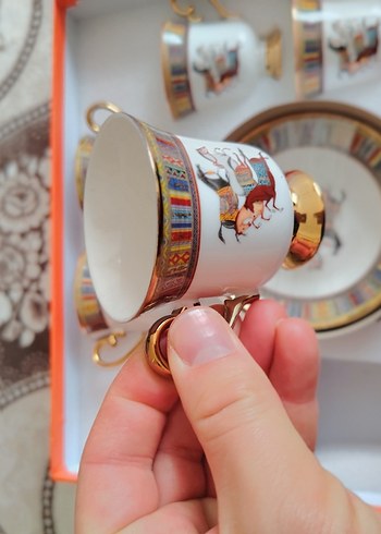 Otantik Kahve Fincan Seti - Görsel 2