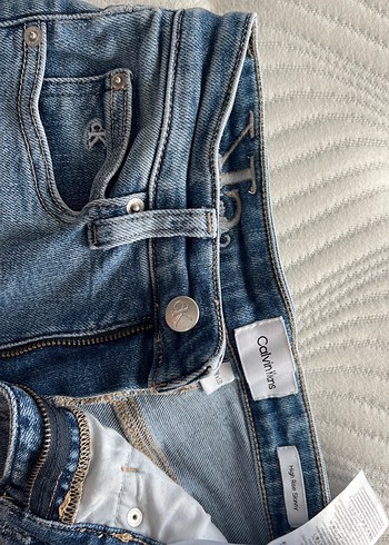 Calvin Klein Ck kadın kot pantolon high rise siknny